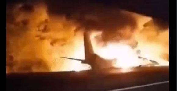 Srušio se vojni avion u Ukrajini, 20 osoba poginulo