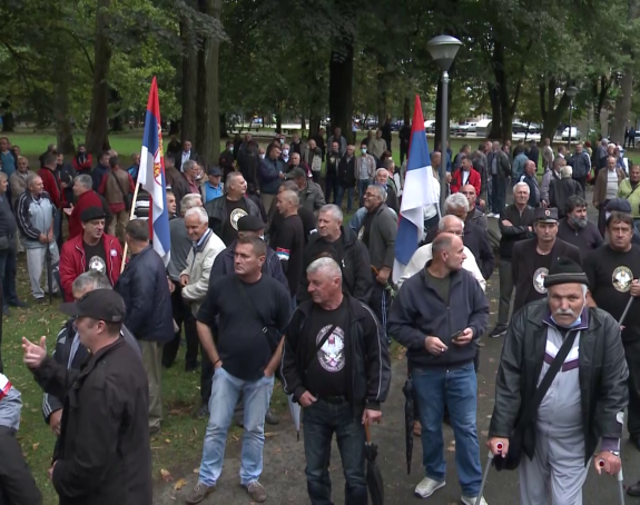 Protest boraca i veterana Srpske u Banjaluci