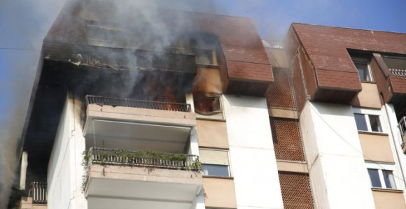 Stravičan požar: Djevojčica s teškim opekotinama