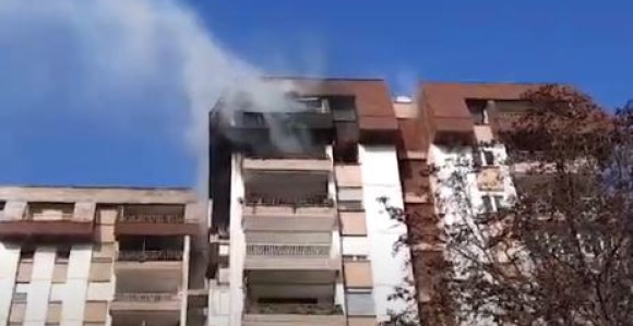 Detalji požara: Vatra buknula od slavske svijeće