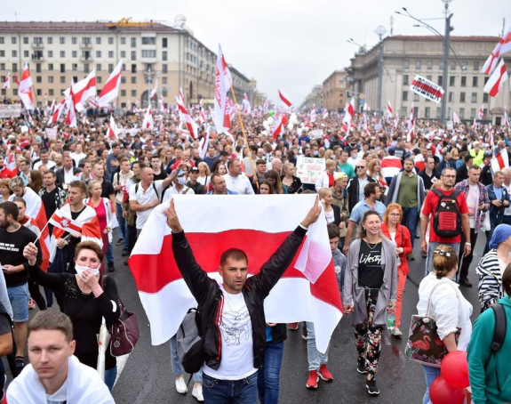 Protest u Minsku: Privedeno više od 200 ljudi