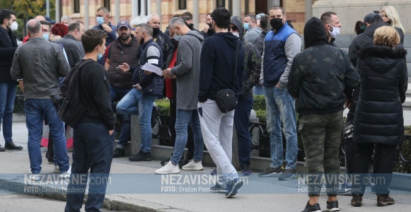 Banjaluka: Protest građana zbog novih mjera
