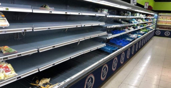 Prazni rafovi u Briselu: Prodavnice opustošene