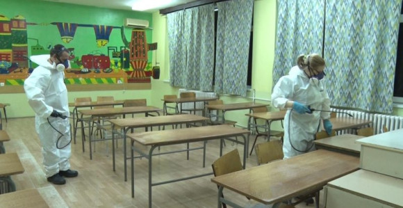 Dezinfekcija škola nakon izbora, nastava na daljinu