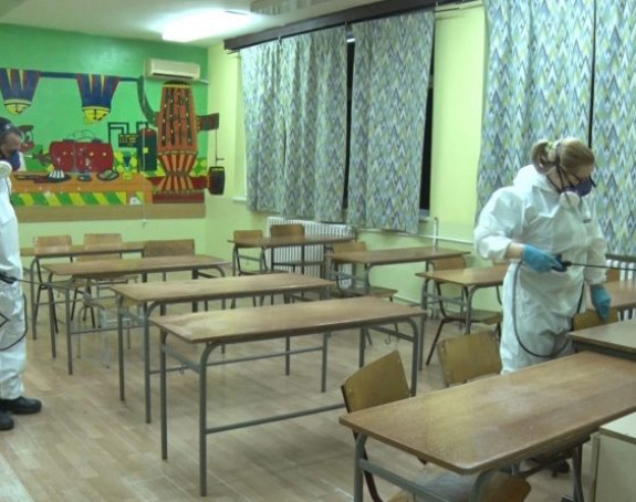 Dezinfekcija škola nakon izbora, nastava na daljinu