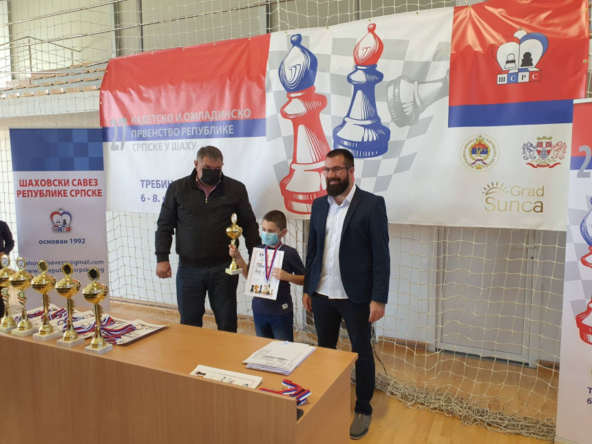 Šahista Đorđe Lukić (9) novi šampion Srpske