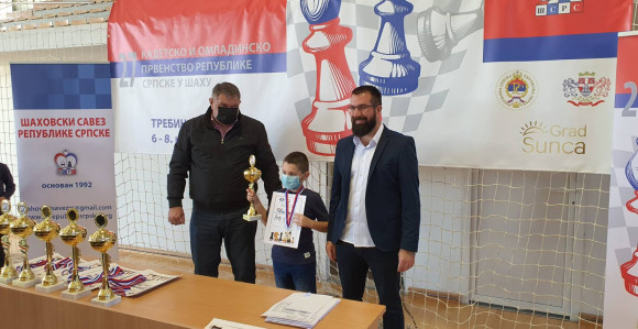 Šahista Đorđe Lukić (9) novi šampion Srpske