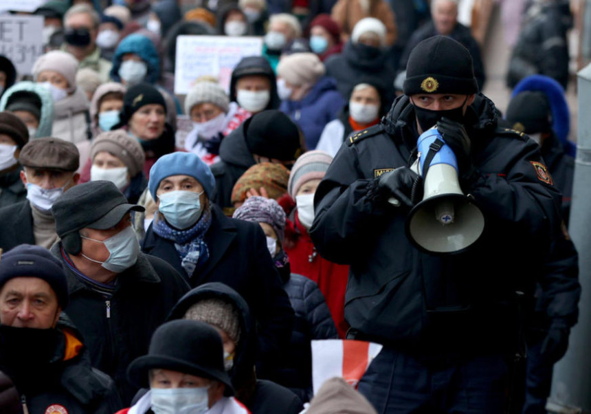 Protest u Minsku: Uhapšeno više od 70 ljudi