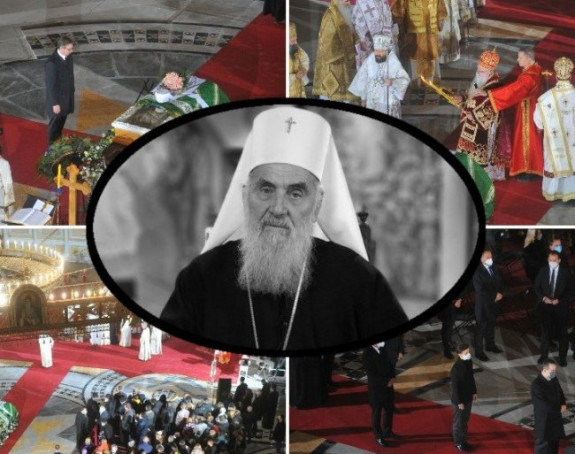 Сахрањен патријарх српски Иринеј