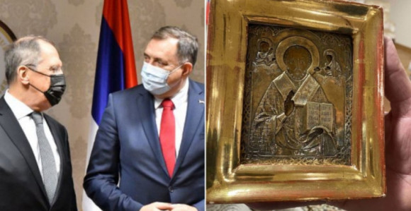 RUSSIA TODAY: Lavrov vraća ikonu Miloradu Dodiku