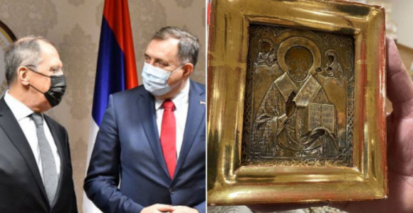 Rusija spornu ikonu predala ambasadi BiH u Moskvi
