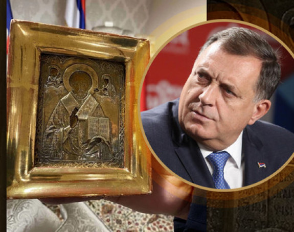 Ambasada Ukrajine poziva Dodika da vrati ikonu!