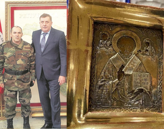 Svjedočenje kako je Duško Vukotić donio ikonu Dodiku