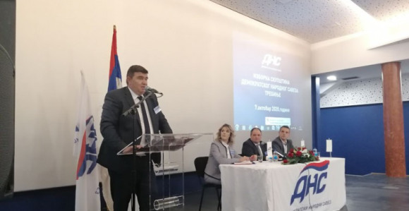 Isključen Vlatković, raspušten Gradski odbor DNS Trebinje