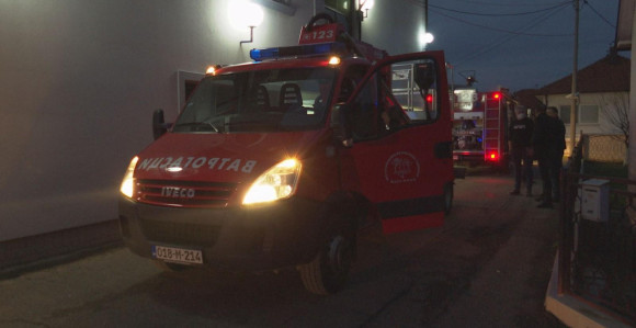 Dvočasovna borba sa požarom u zgradi BN televizije