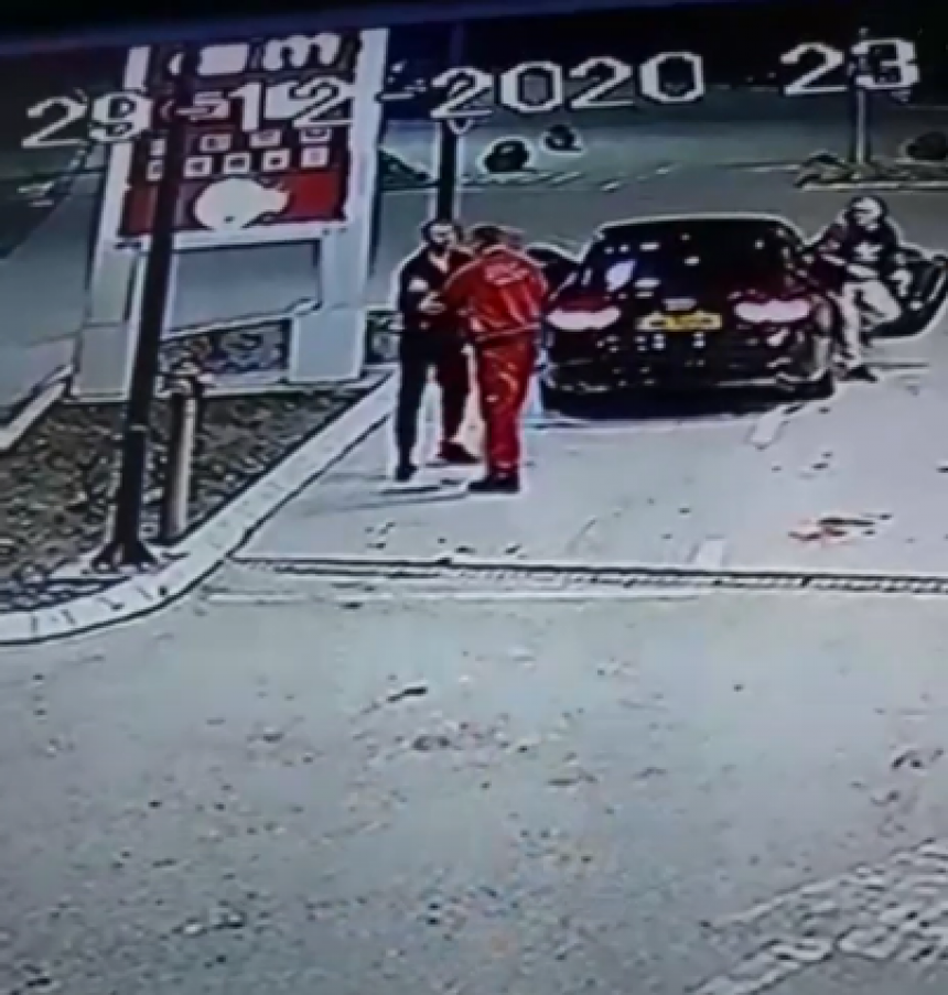 Nepoznata lica napala radnika benzinske pumpe (VIDEO)
