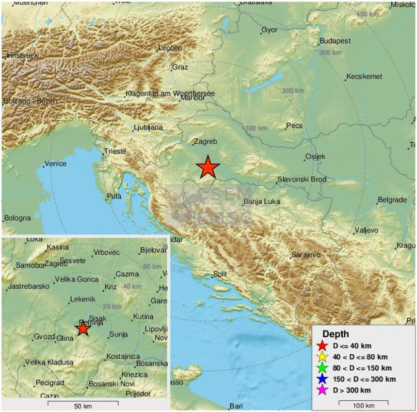 Još jedan potres pogodio je Hrvatsku