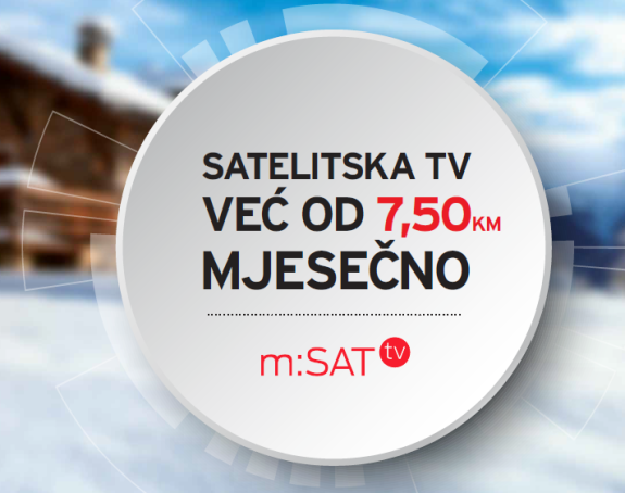 Mtel: Satelitska TV već od 7,50 KM mjesečno!