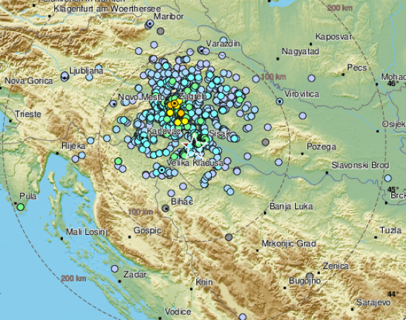 Zemljotres jačine 3,8 stepeni potresao Hrvatsku