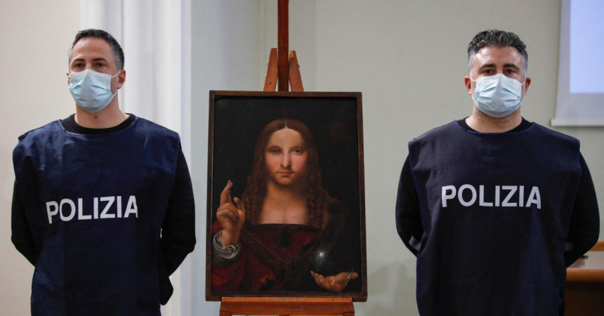 U ormaru pronađena ukradena kopija Da Vinčijeve slike