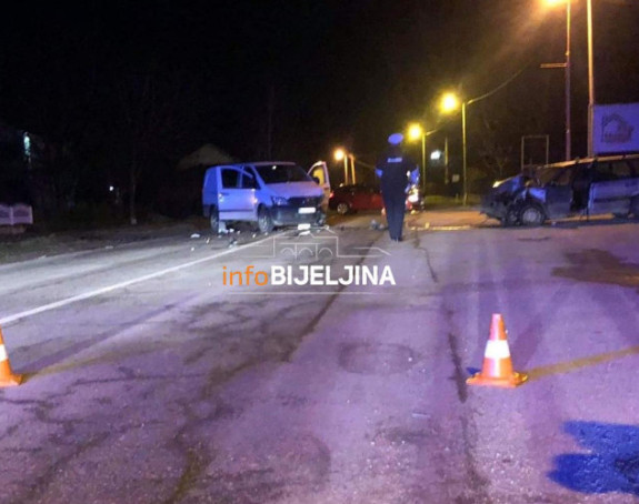 Udes na izlazu iz Bijeljine, saobraćaj obustavljen