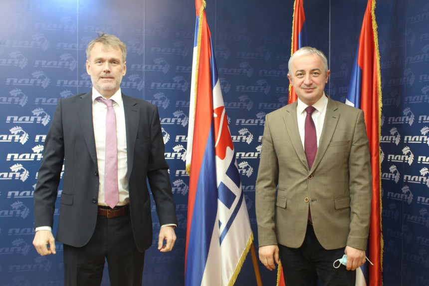 Borenović se sastao sa ambasadorom Norveške u BiH