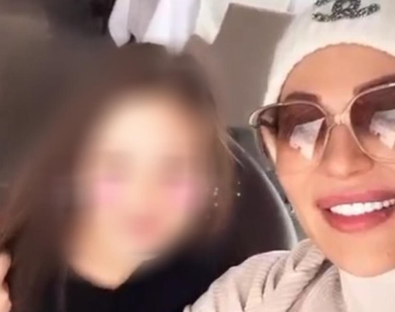 Bogdanova ćerka se ne odvaja od Cece zajedno su pravile Sneška na Kopaoniku!