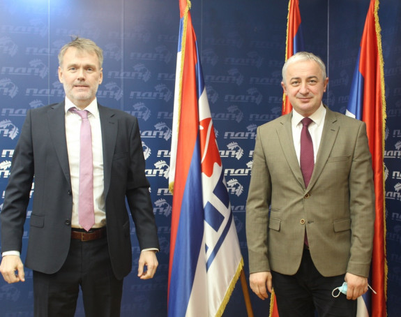 Borenović se sastao sa ambasadorom Norveške u BiH