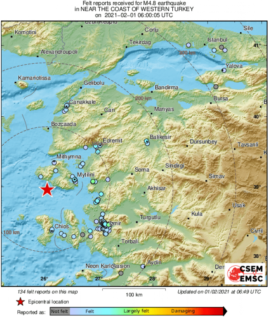 Turska: Više zemljotresa jačine 4,8 stepena