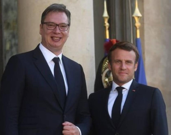 Vučić danas sa Makronom: Tema Kosovo i Metohija