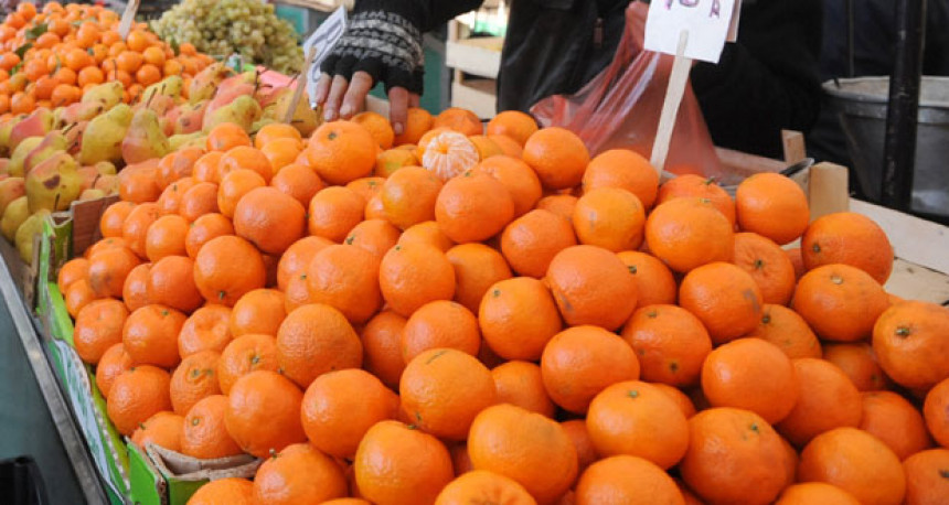 Zabranjen uvoz 20 tona mandarina iz Turske u Srpsku
