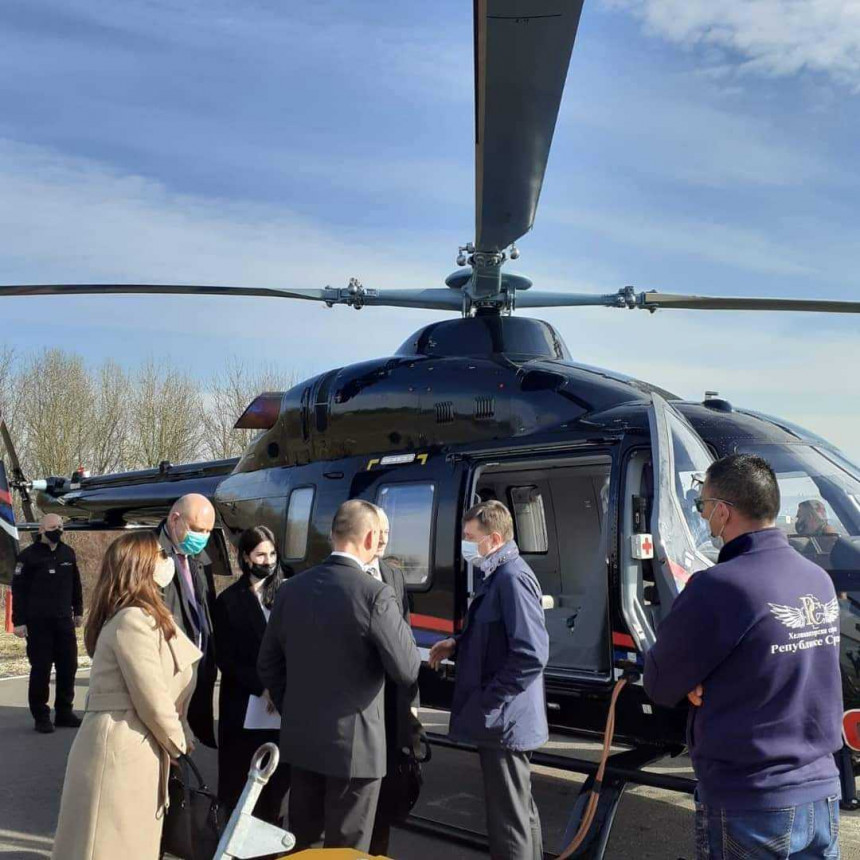MUP-u Srpske isporučen prvi helikopter Ansat