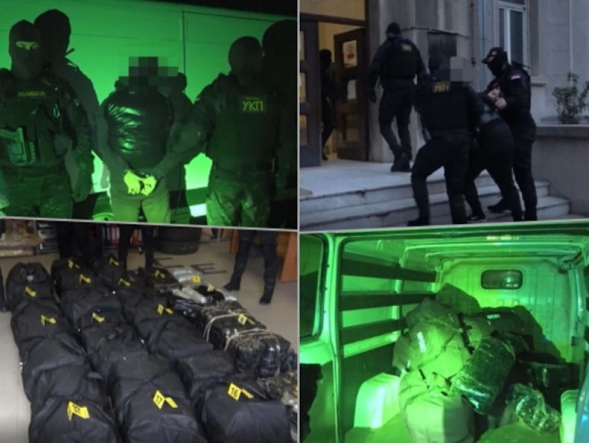 Srbija: Zaplijenjeno 270 kilograma marihuane