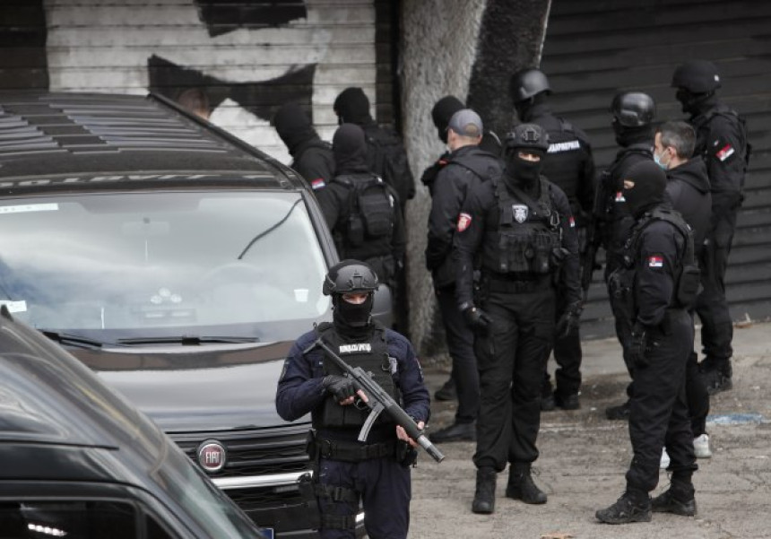 Snimak upada policije na stadion Partizana