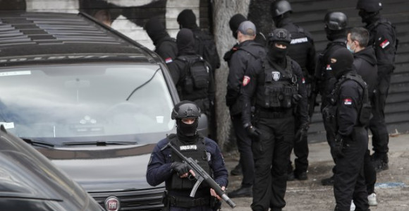 Snimak upada policije na stadion Partizana