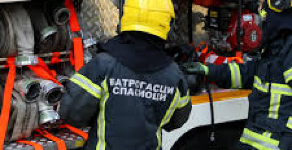 Zapalio se kamion na Ibarskoj magistrali