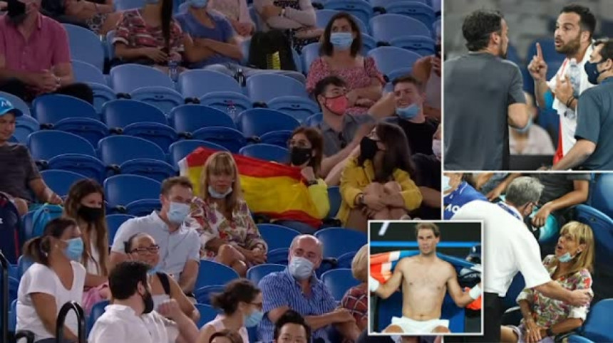 Pijana gledateljka pokazala srednji prst Nadalu