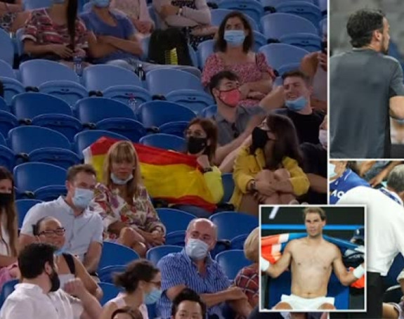 Pijana gledateljka pokazala srednji prst Nadalu