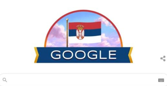Nije prvi put: Gugl danas u bojama Srbije