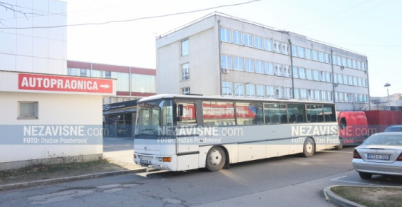 Autobusom blokiran pristup radnicima u "Čajavec alatnice"