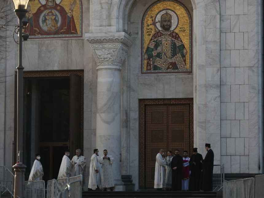 Izbor patrijarha: Liturgija u Hramu Svetog Save