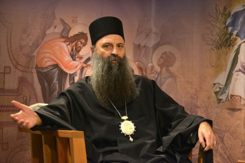 Prva izjava novog srpskog patrijarha Porfirija (VIDEO)