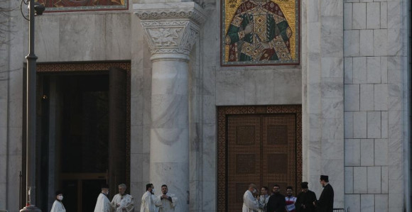 Izbor patrijarha: Liturgija u Hramu Svetog Save