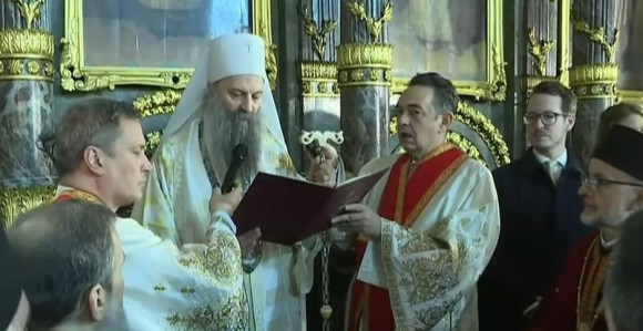 Novi poglavar SPC: Ustoličen patrijarh srpski Porfirije