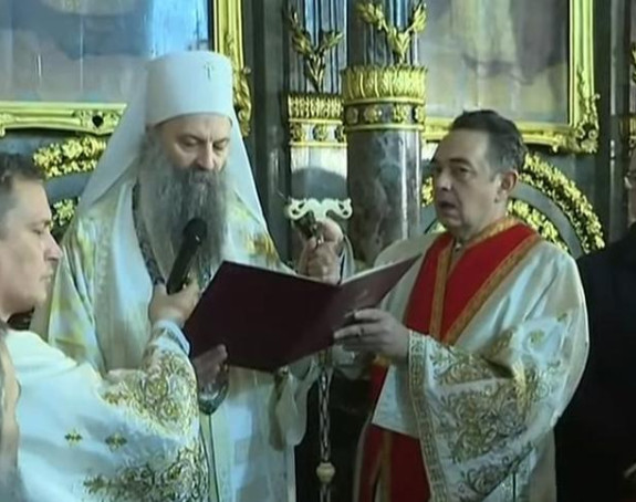Novi poglavar SPC: Ustoličen patrijarh srpski Porfirije