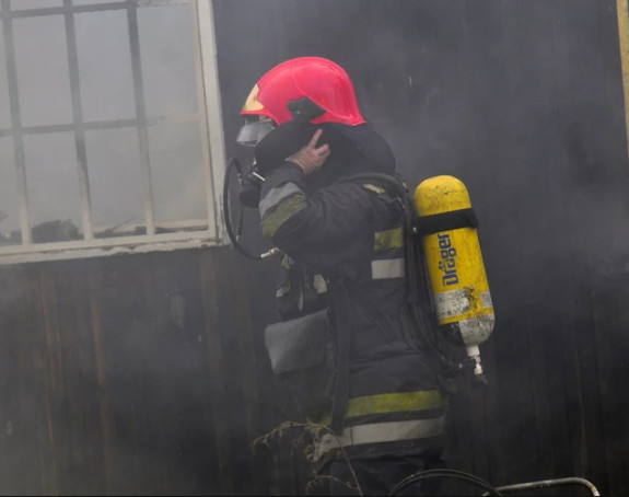 Gori kuća u Bistrici kod Banjaluke