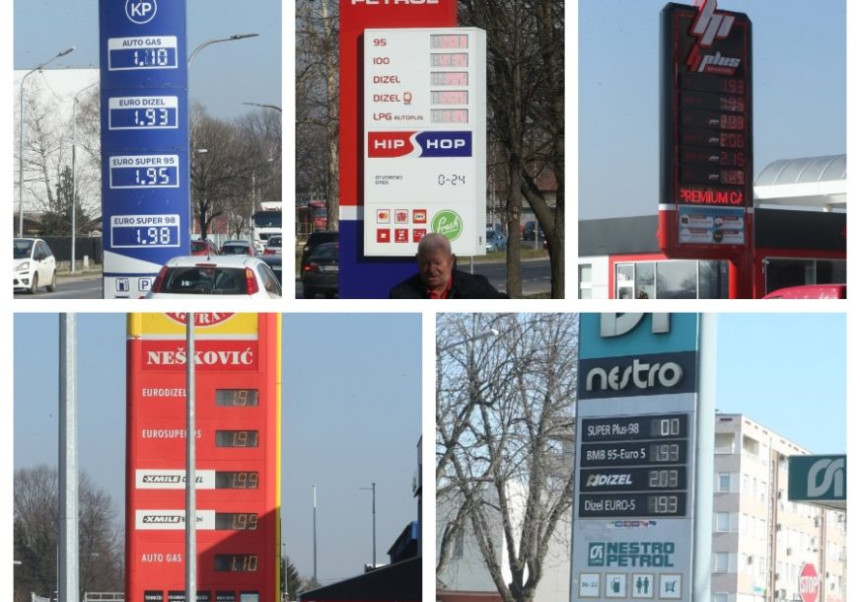 Gorivo sve skuplje na pumpama u Srpskoj