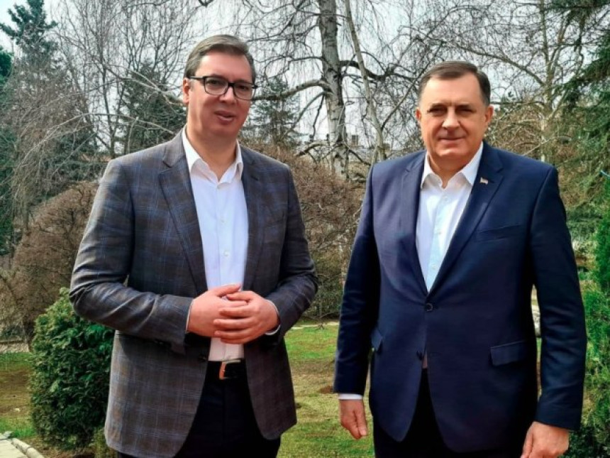 Dodik ponovo kod Vučića, ali bez izjava za medije