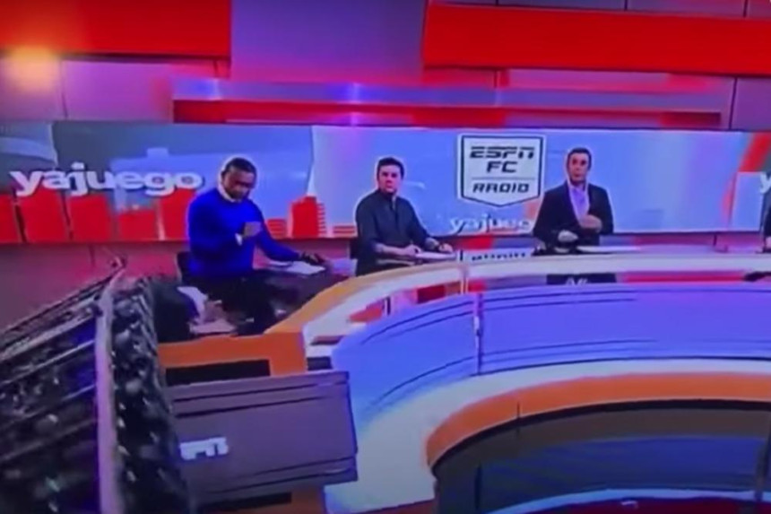 Zid se usred emisije srušio na novinara (VIDEO)