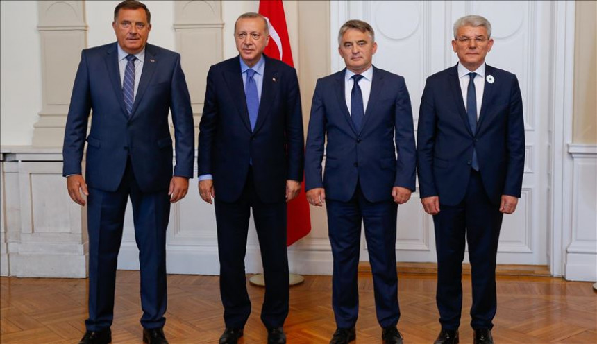 Predsjedništvo BiH danas na sastanku sa Erdoganom